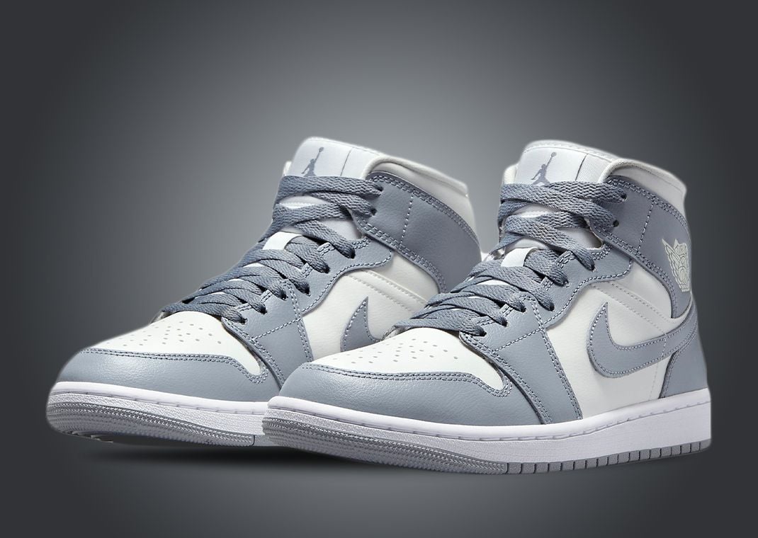 Air Jordan 1 Mid Sail Stealth (W)