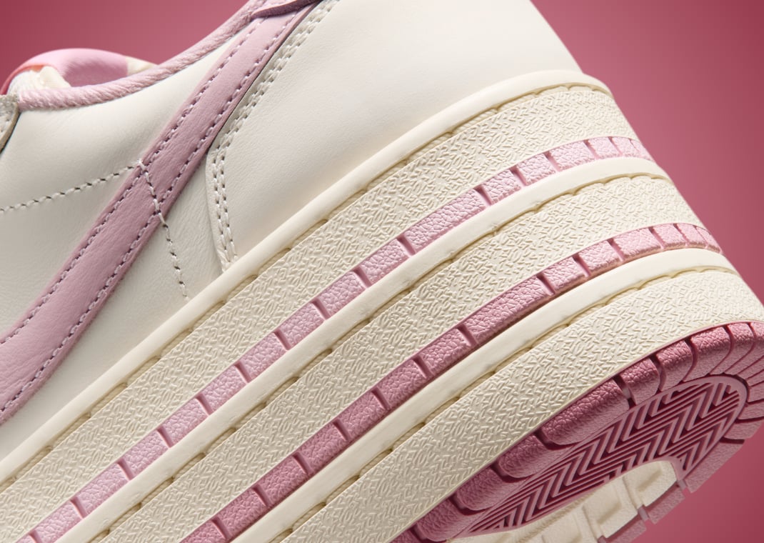 Air Jordan 1 Low Triple Stack Pale Ivory Pink