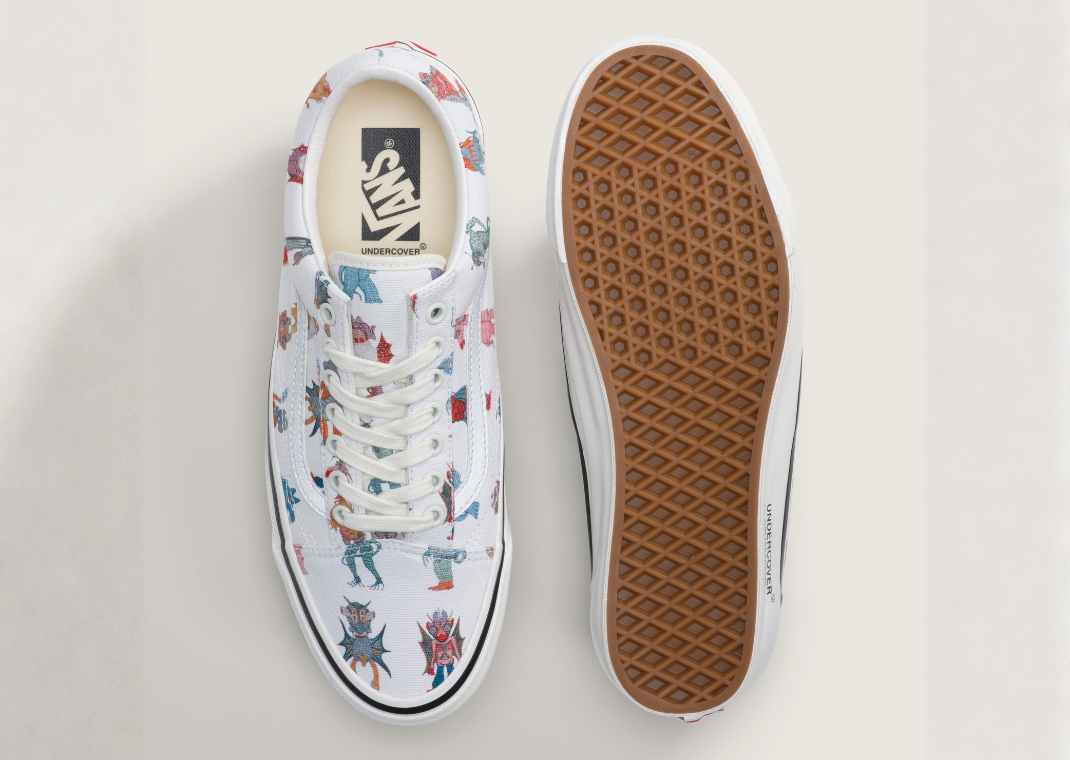 Undercover x Vans Old Skool Monster White - Top & Bottom
