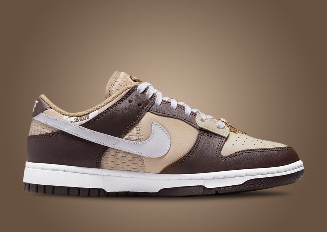 nike dunk bling brown