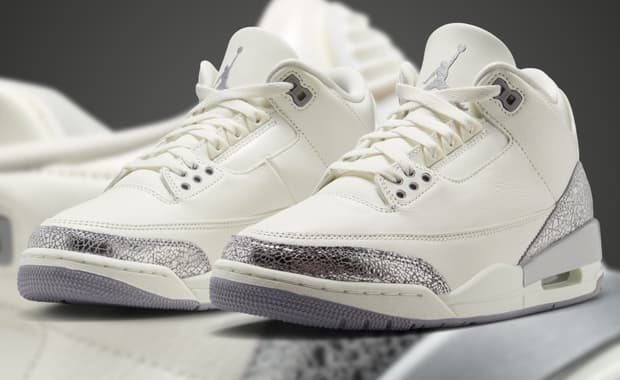 Air Jordan 3 Retro Sail Metallic Silver (W)