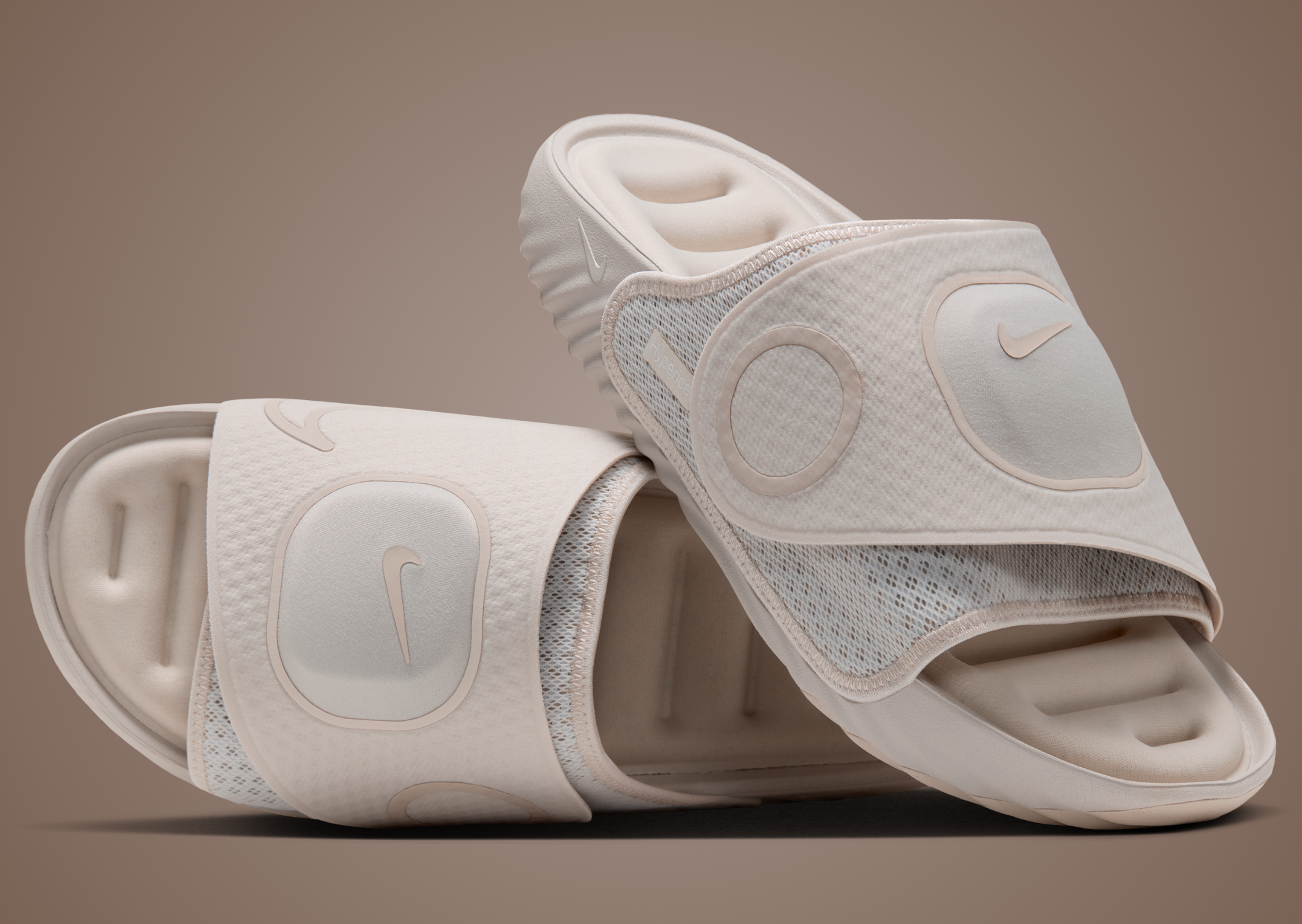 Hyperice x Nike Air Zoom Hyperslide White - Angle