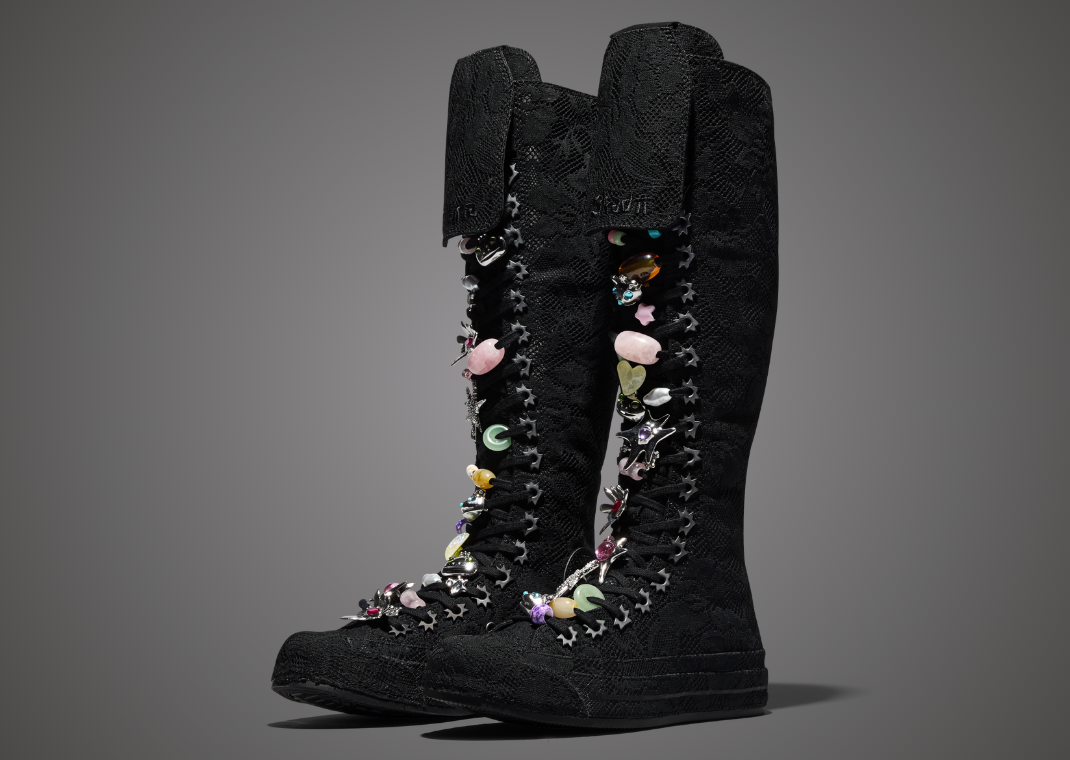Collina Strada x Converse Chuck Taylor All-Star XX-Hi Black Angle