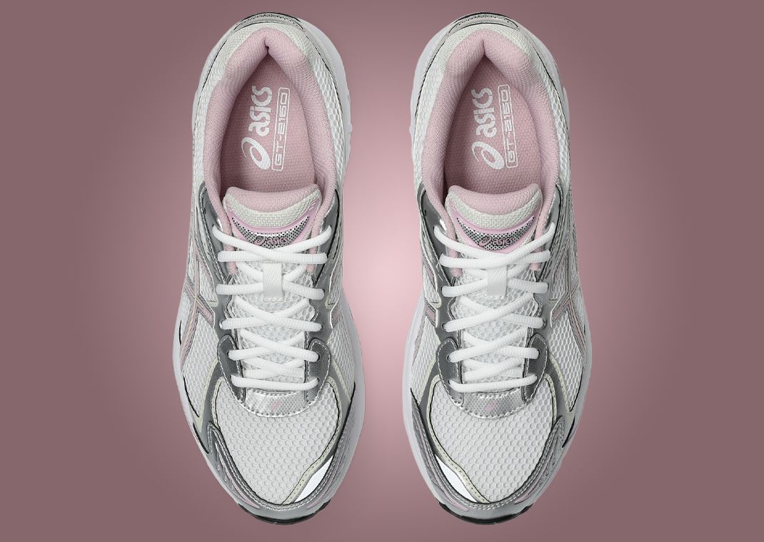 Asics GT-2160 Metallic Silver Pink Top