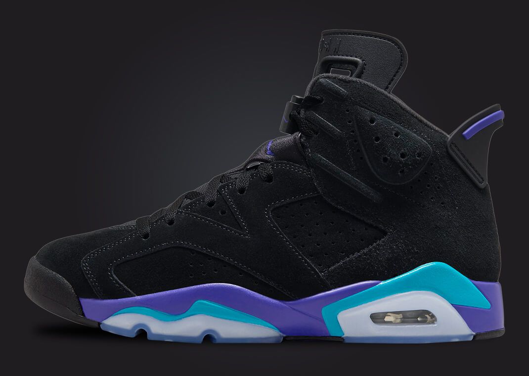 スニーカー Nike Air Jordan 6 Retro Aqua Black 384665-004 Air Jordan 6 'Aqua' (CT8529-004) release date. Nike SNKRS