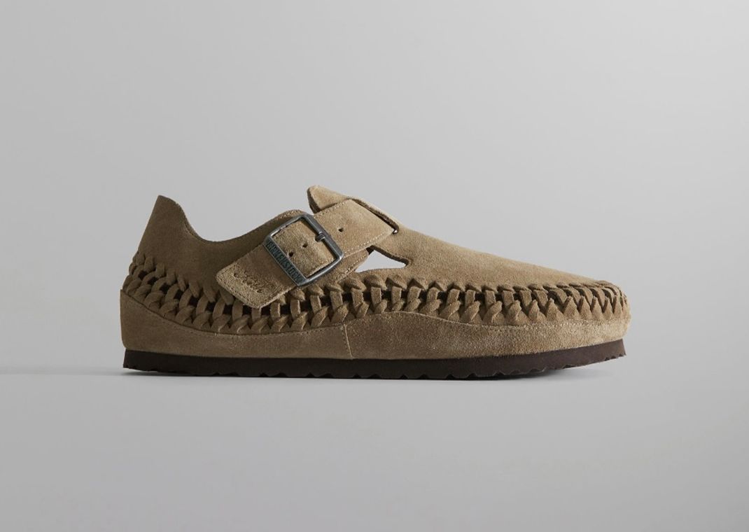 Kith x Birkenstock Braided London Tan Lateral