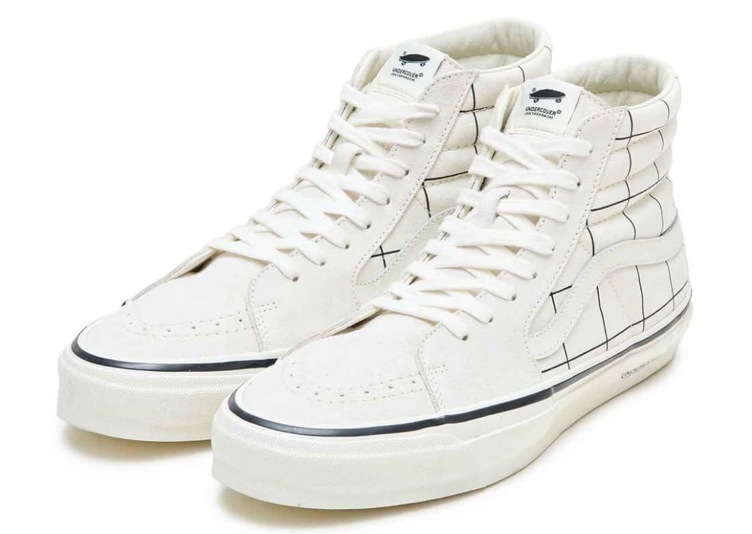 UNDERCOVER x Vans Sk8-Hi White - Angle