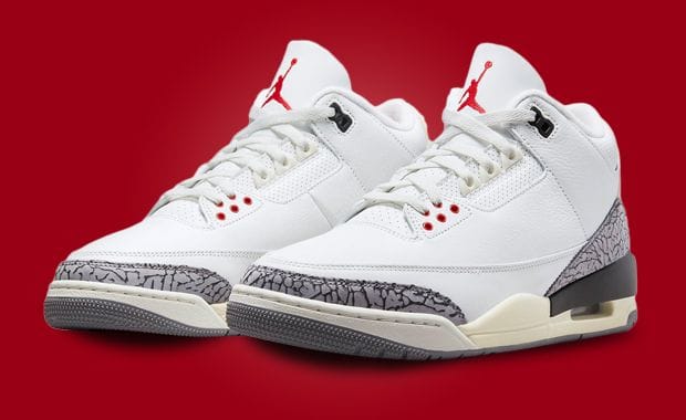 Official Look At The Air Jordan 3 White Cement