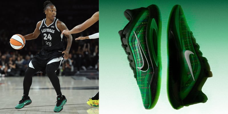 Jewell Loyd Debuts new Nike A'One Sequence PE Inspired by The Matrix