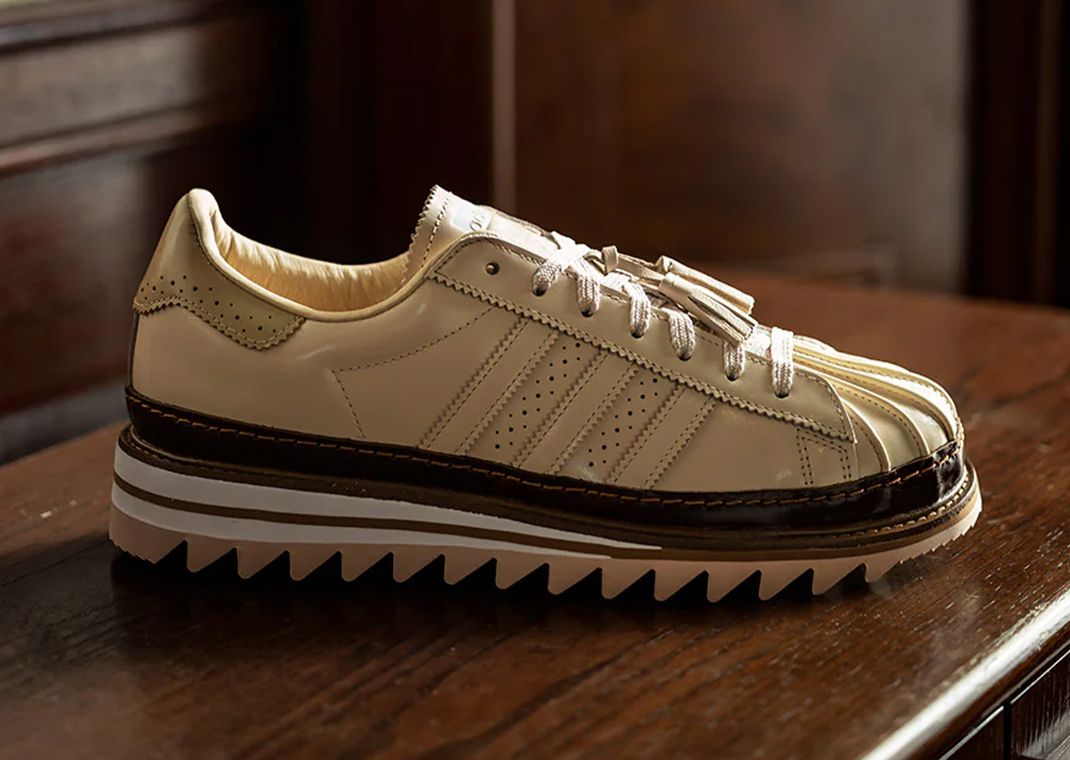 CLOT x adidas Superstar Crystal Sand Lateral