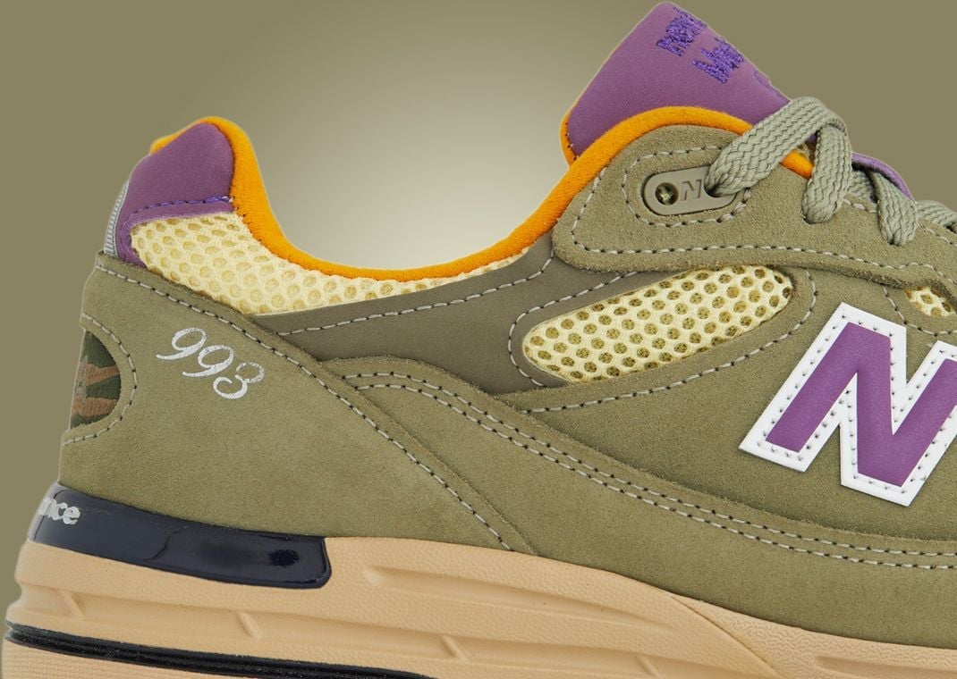 New Balance 993 Made in USA Olive Leaf