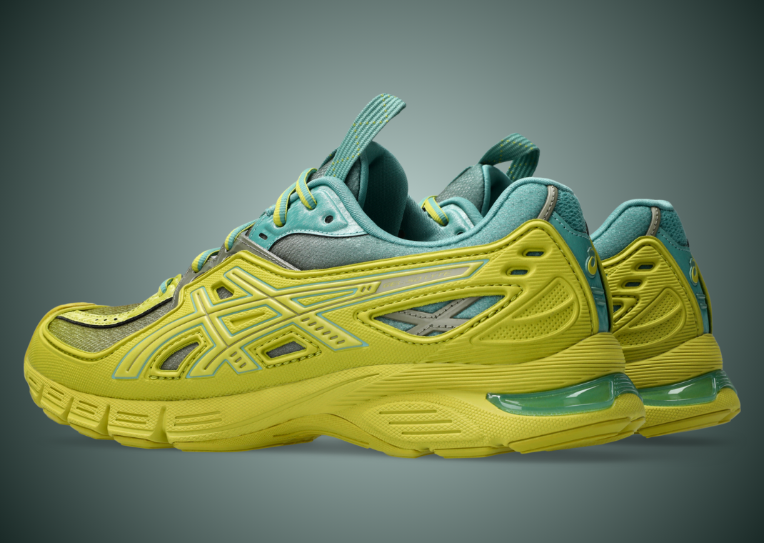 Kiko Kostadinov x Aiscs UB13-S Gel-SD Lyte Yellow - Heel Angle