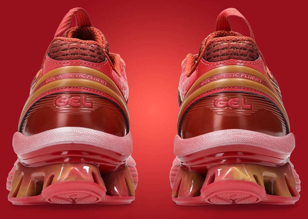Kiko Kostadinov x Asics US6-S Gel-Kinetic Fluent Cayenne Heel