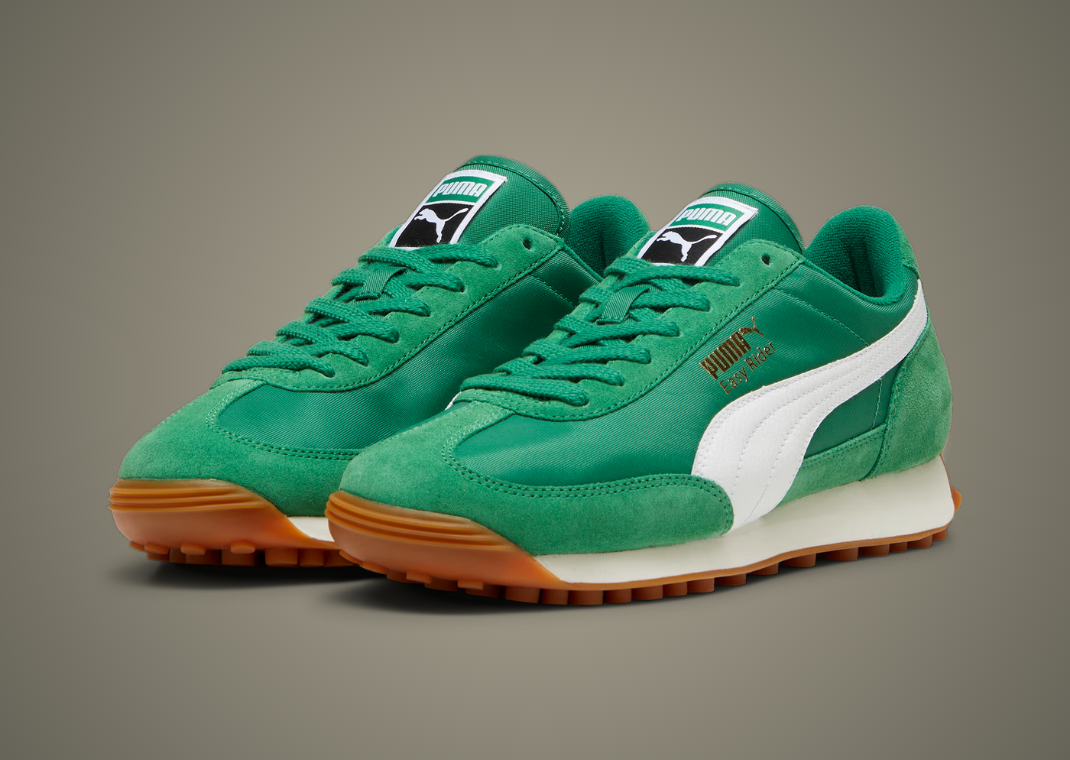 Puma Easy Rider Vintage Green Angle