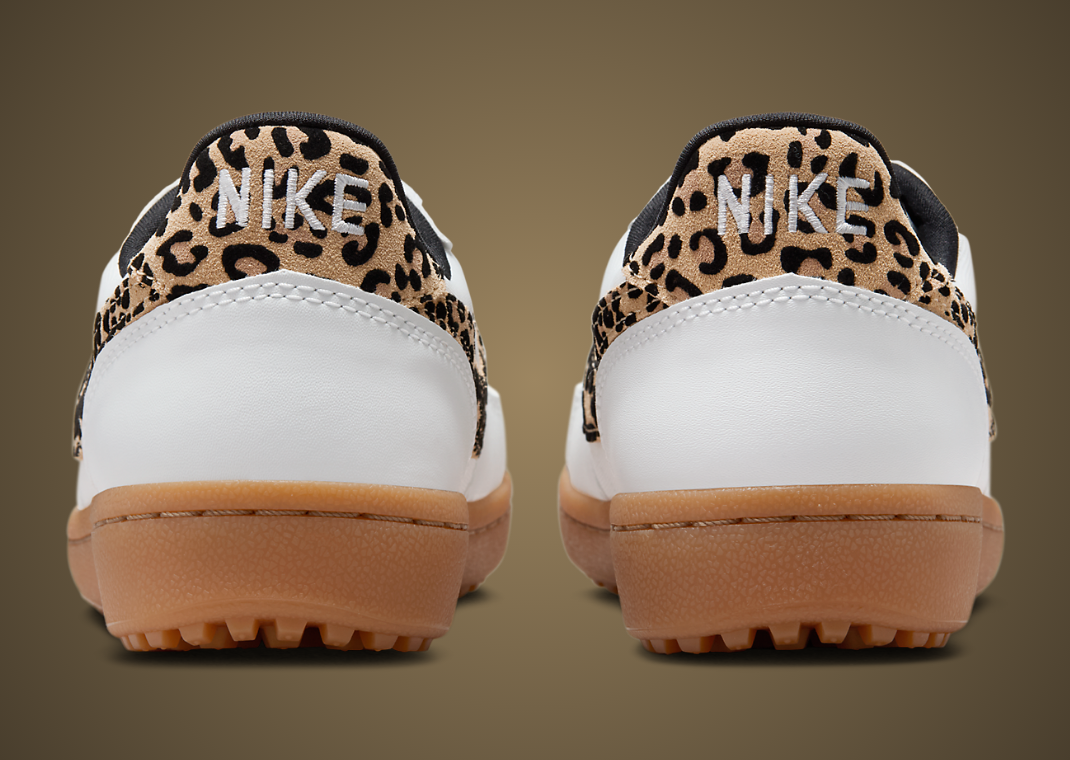 Nike Field General Leopard Print Off-White (W) Heel