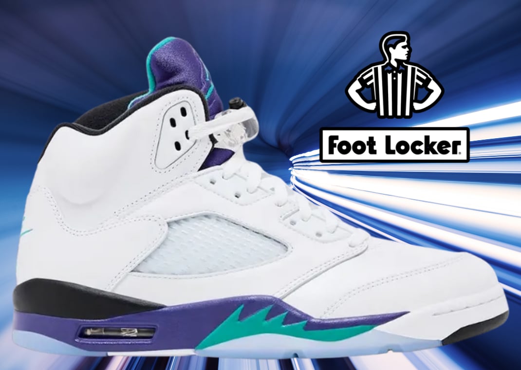 Jordan 5 Grape Foot Locker Restock July