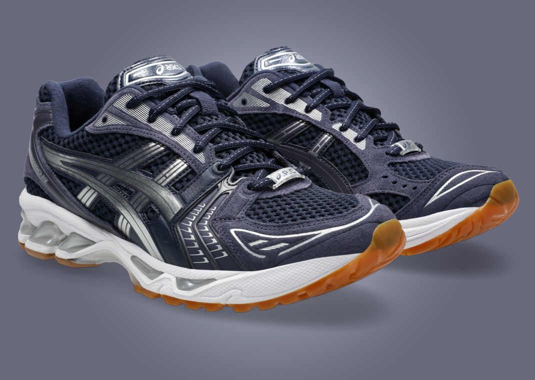 A.P.C. x Asics Gel-Kayano 14 Navy Angle