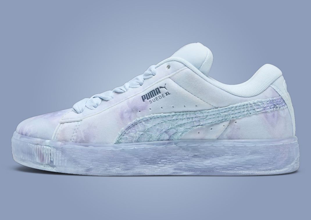 Collina Strada x Puma Suede XL Blue Lateral