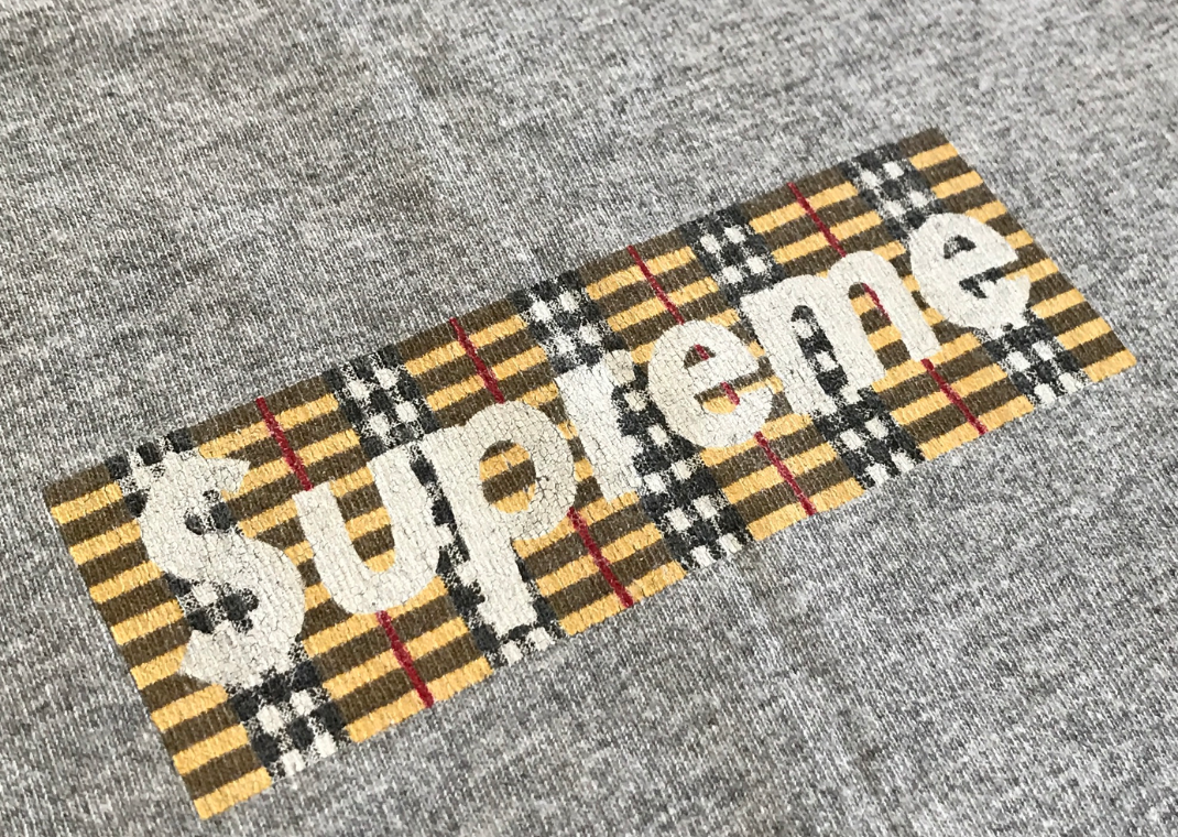 1997 Supreme "Burberry" Box Logo Tee 