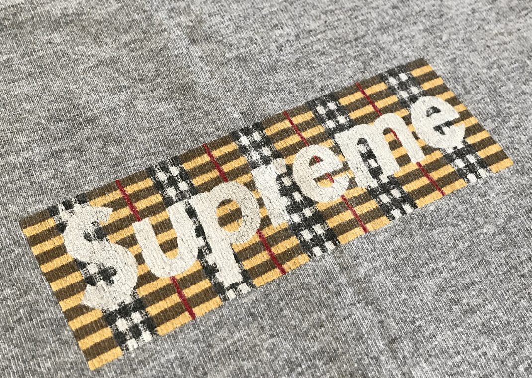 1997 Supreme "Burberry" Box Logo Tee