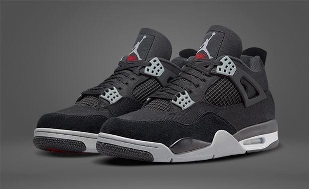 The Jordan 4 Black Canvas Releases In October