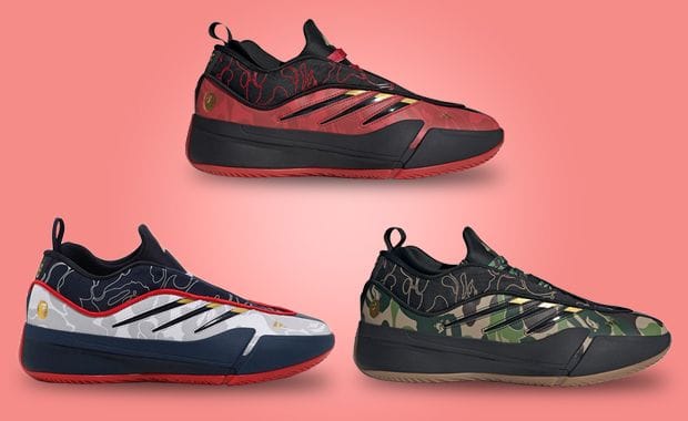 The BAPE x adidas Dame 9 Releases August 2024