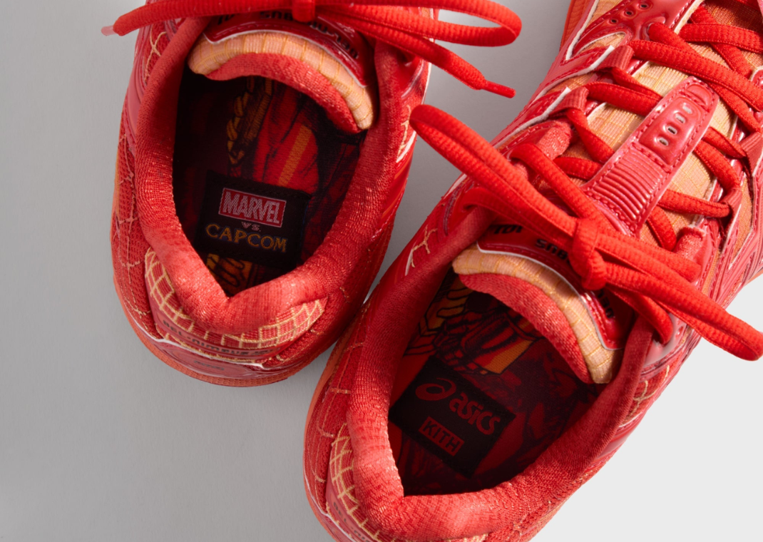 Kith x Marvel vs. Capcom x Asics Gel-Nimbus 10.1 Iron Man Insole