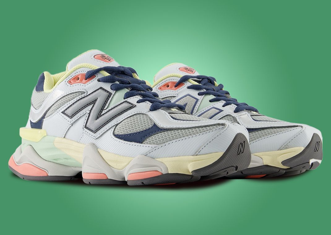 New Balance 9060 Light Grey Angle