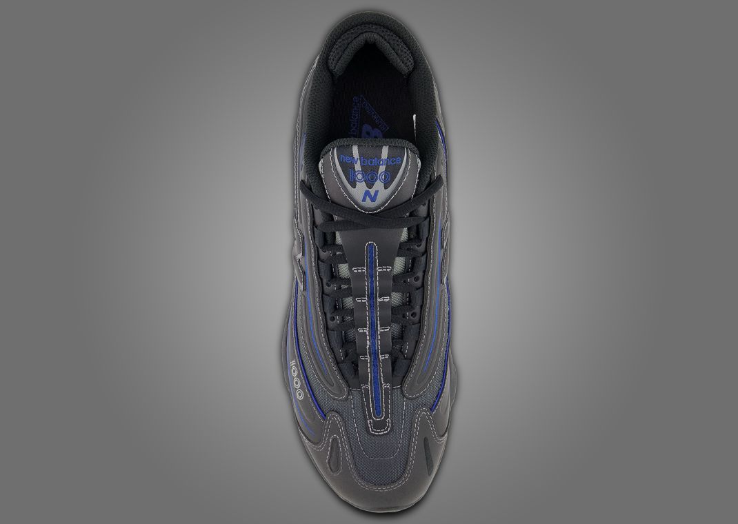 New Balance 1000 Black Royal Blue Top