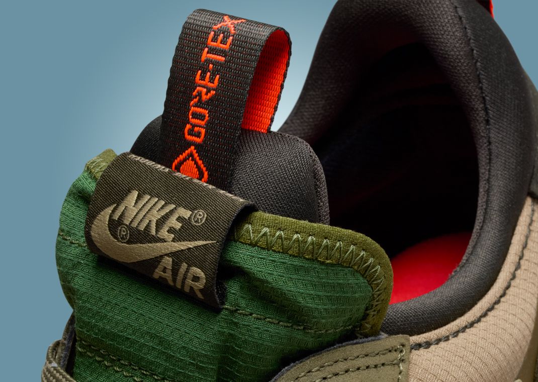 Air Jordan 1 Element Low Gore-Tex Medium Olive Tongue Detail