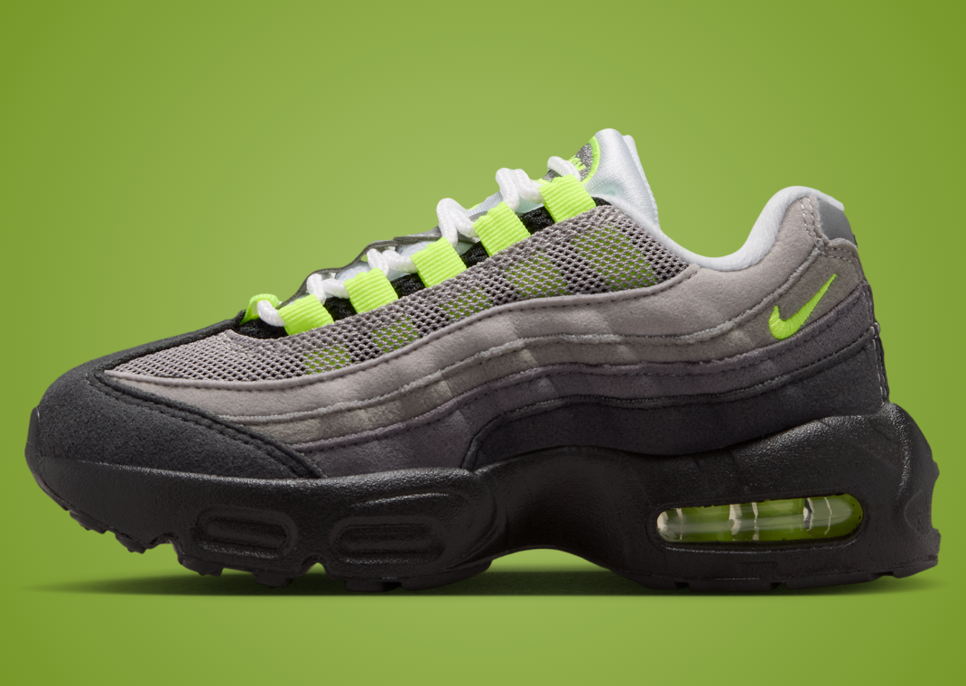 Nike Air Max 95 OG Big Bubble Neon (PS) Lateral