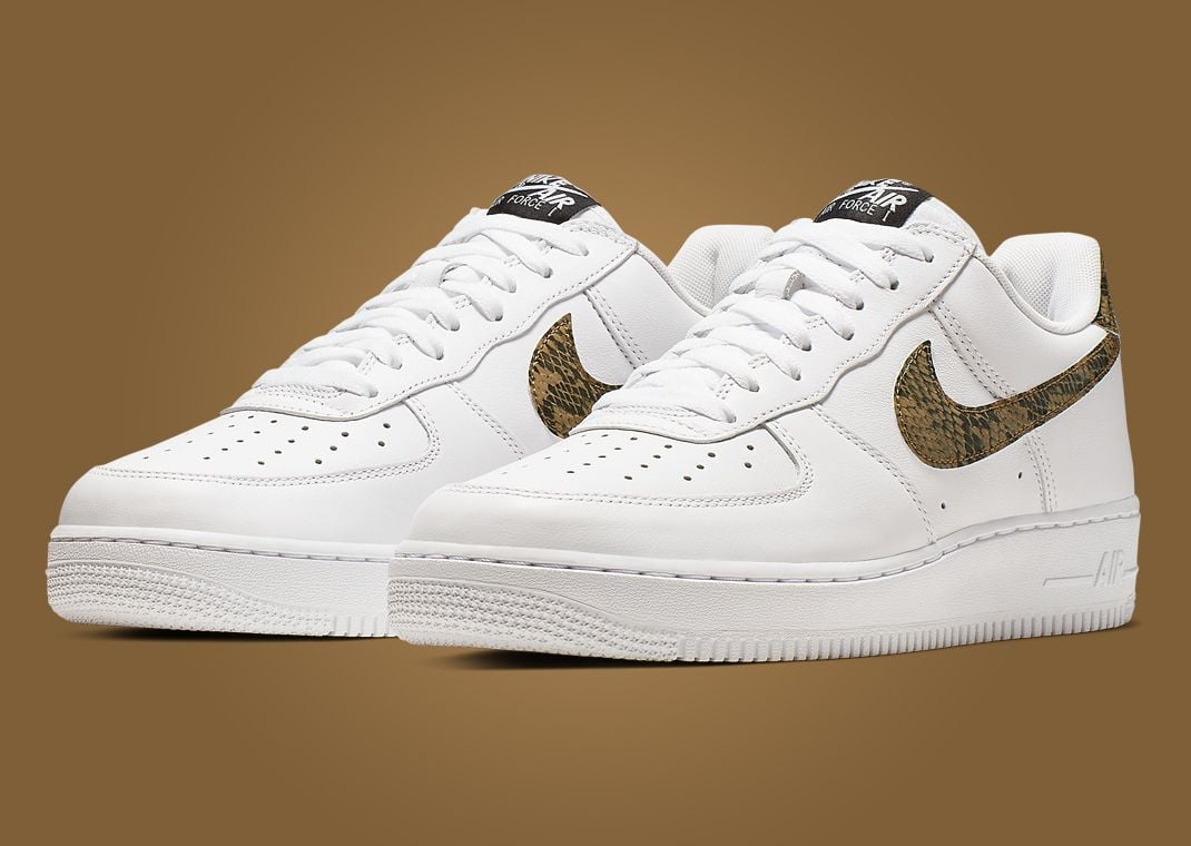 Nike outlets Air Force 1 Low Ivory Snake Size 12