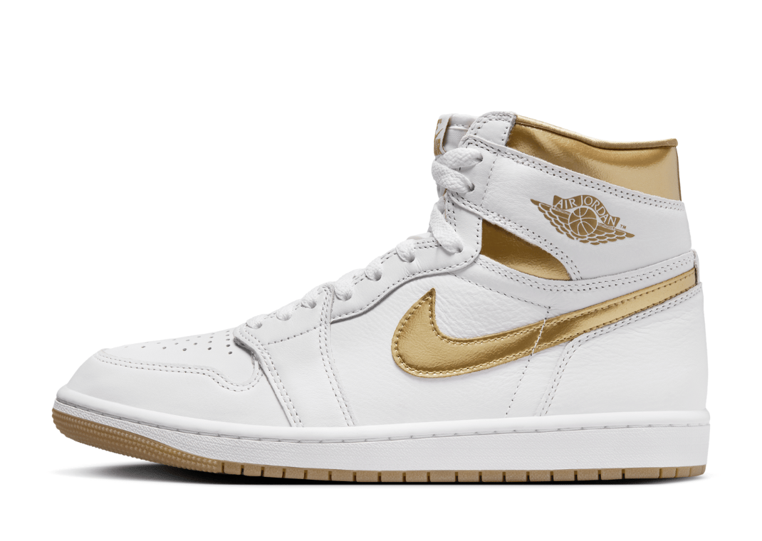 Air Jordan 1 Retro High OG White Gold