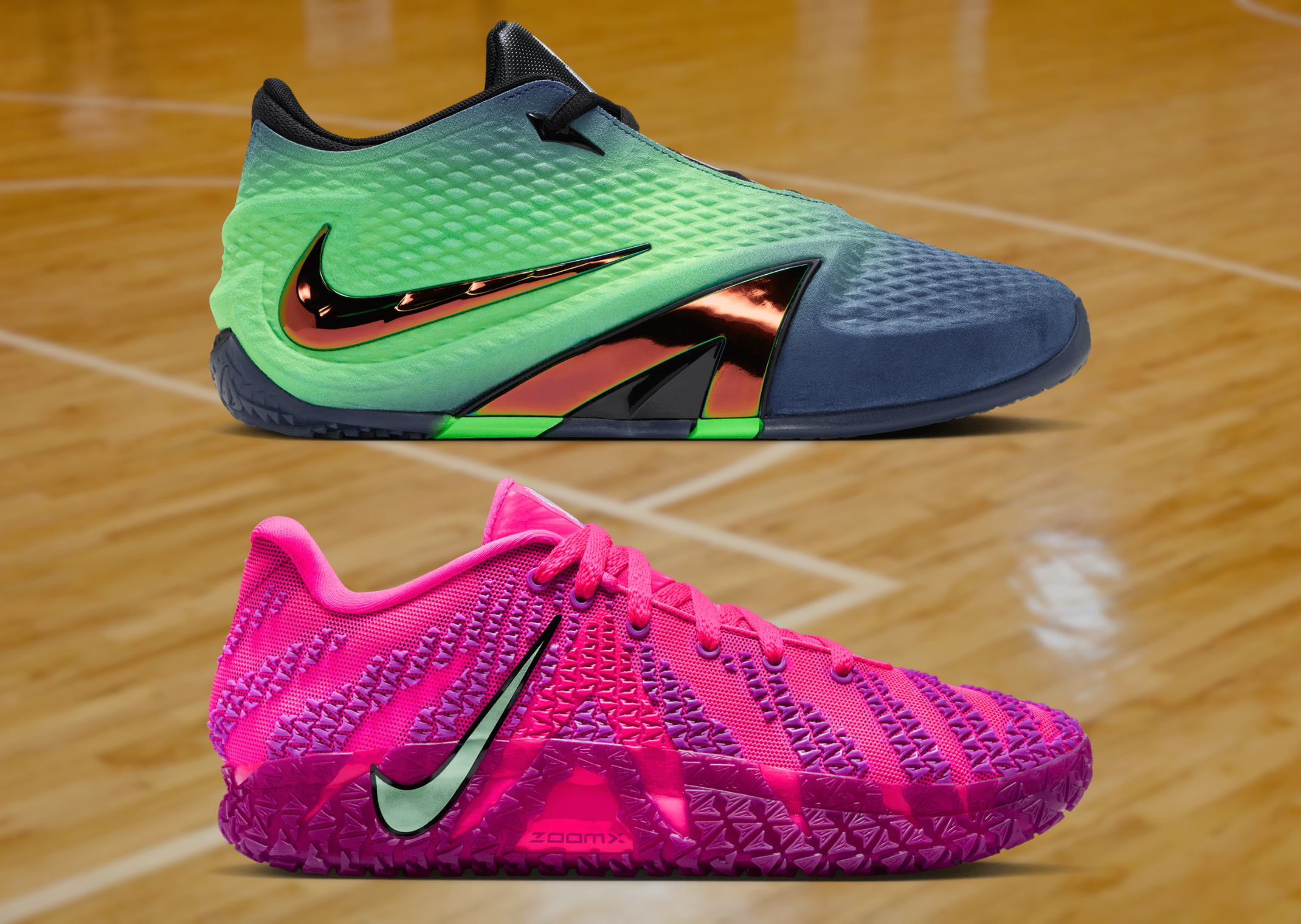 Nike Ja 4 (top) vs Nike Ja 3 (bottom)