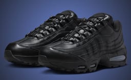 A Luxe Triple Black Leather Nike Air Max 95 Big Bubble Hits Shelves Holiday 2025
