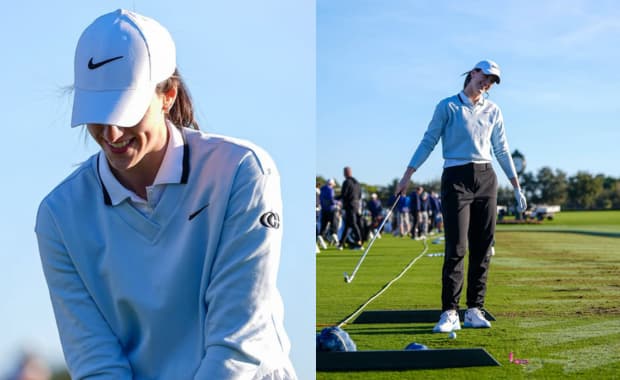 Caitlin Clark at the LPGA’s Annika Pro-Am event