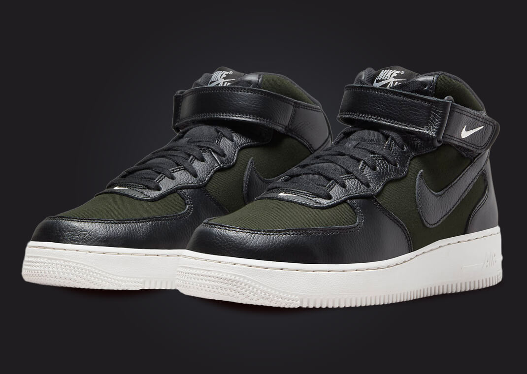 Nike Air Force 1 Mid LX Sequoia Black