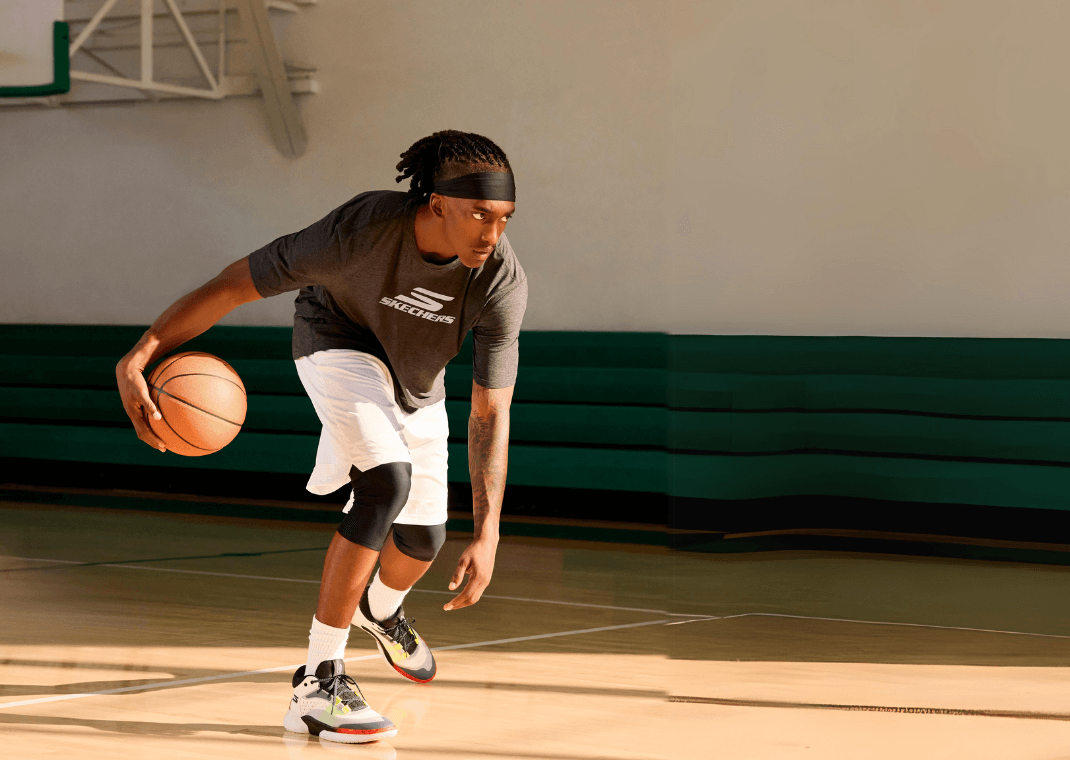 Terance Mann Wearing Skechers Basketball SKX Resagrip
