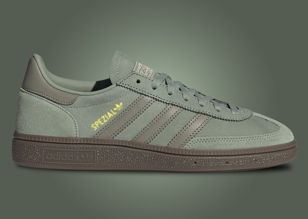 adidas Handball Spezial Silver Green (W) Lateral