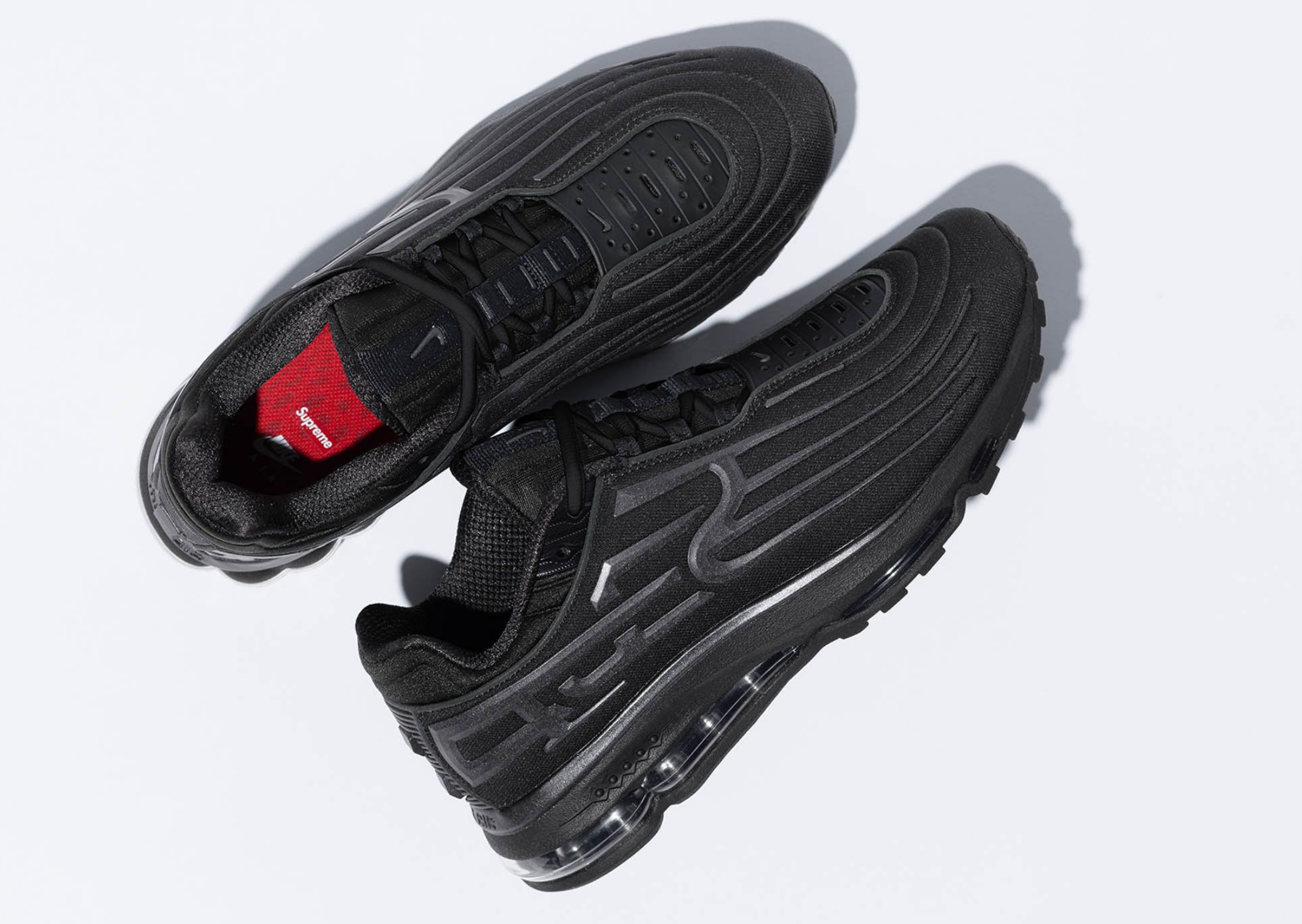 Supreme x Nike Air Max 2001 Air Ecstasy Black - Angle
