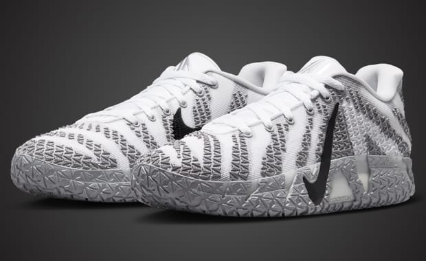 The Nike Ja 3 TB White Wolf Grey is Howling at the Moon