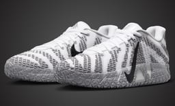The Nike Ja 3 TB White Wolf Grey is Howling at the Moon