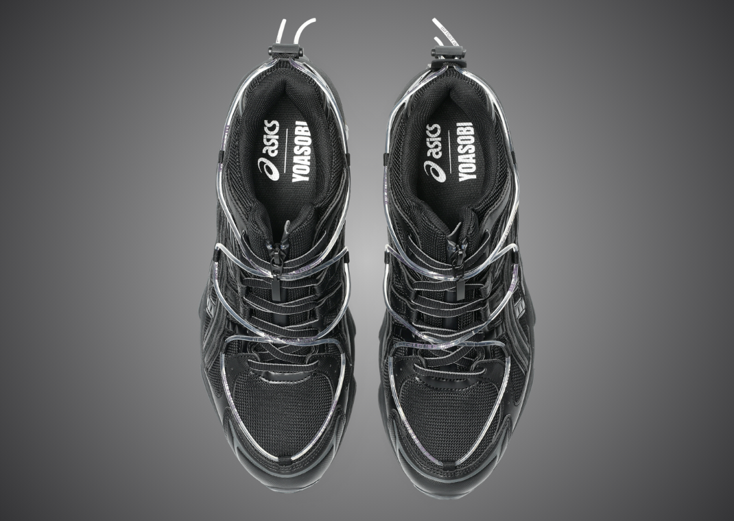 YOASOBI x Asics Gel-Kinetic Fluent Black - Top
