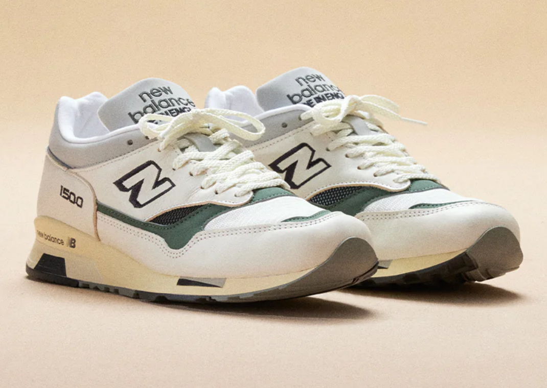 New Balance 1500 Made in England White Cilantro