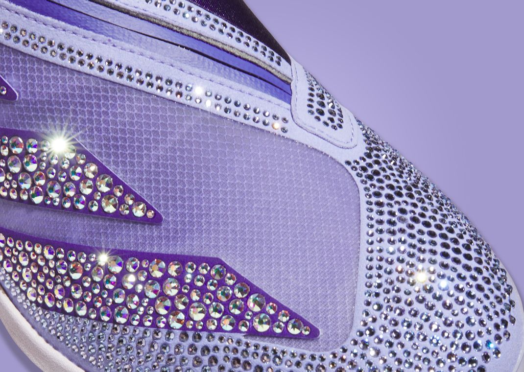 The Swarovski x adidas Adizero Impact+ Light Purple is