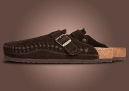 Kith x Birkenstock Boston Braided Pack Mocca Lateral