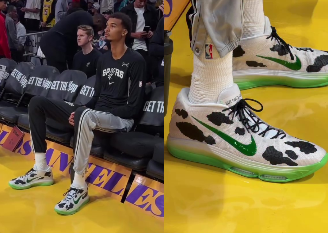 Victor Wembanyama x Nike GT Hustle 3 Cow Print PE