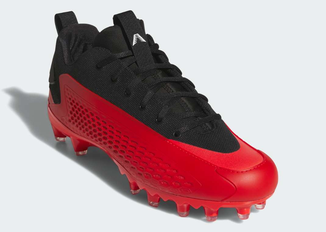 adidas AE 1 Low Football Cleat Core Black Red - Angle