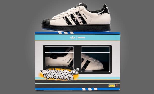 Drama Call x adidas Superstar White Black