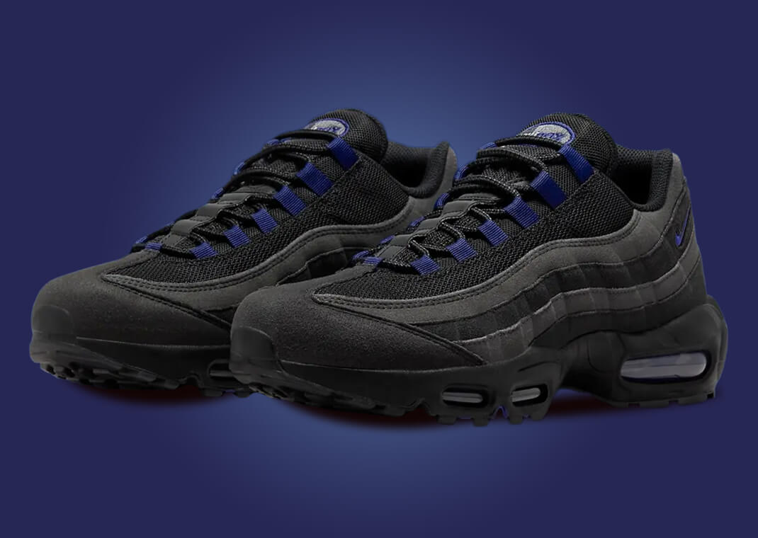 Nike Air Max 95 Jewel Black Deep Royal Blue Cool Grey